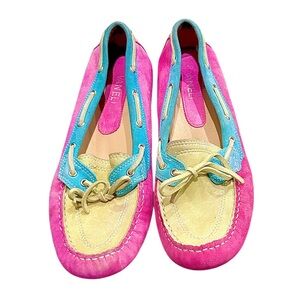Vaneli Reid Multicolor Style Moccasin Flat Boat Shoe Size 9.5